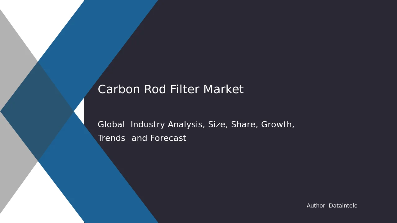 Global Overview: Carbon Rod Filter Industry Growth to 2032