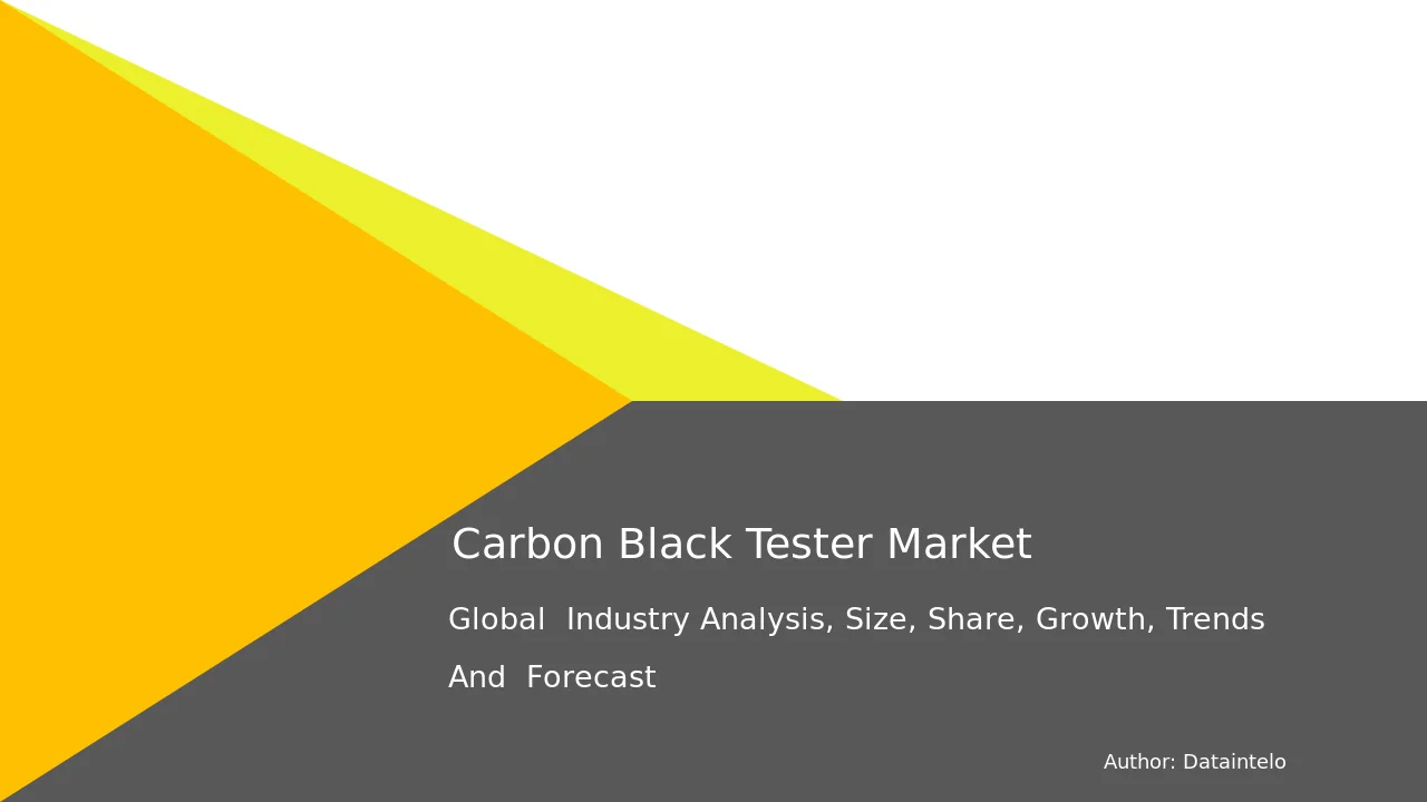 Strategic Forecast of Carbon Black Tester Market Growth by 2032