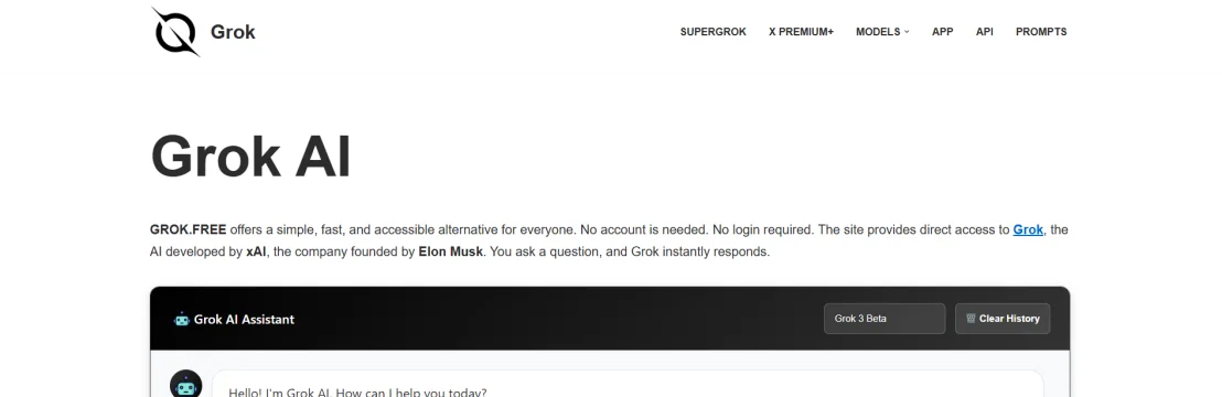 Grok Free